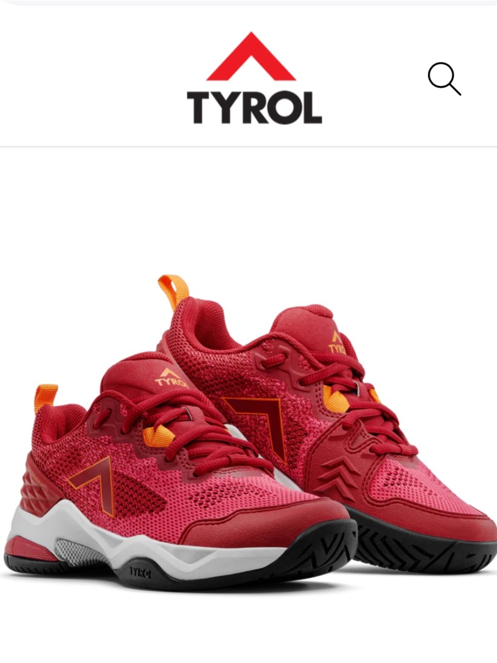 TYROL Smash Pickleball Shoes NEW Crimson Red Pink Women's Athletic Sneakers
